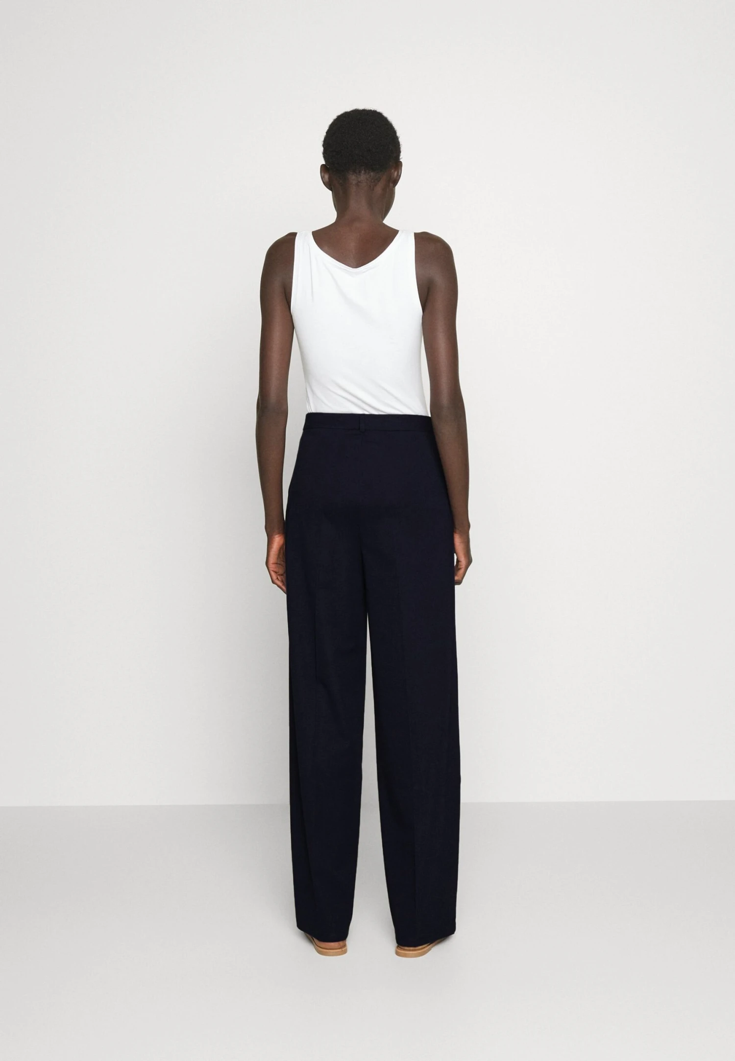 Wide Leg Trousers - Pantalon Classique - Dark Blue â Image 3
