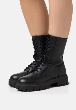 Bottines Ă Plateau - Black