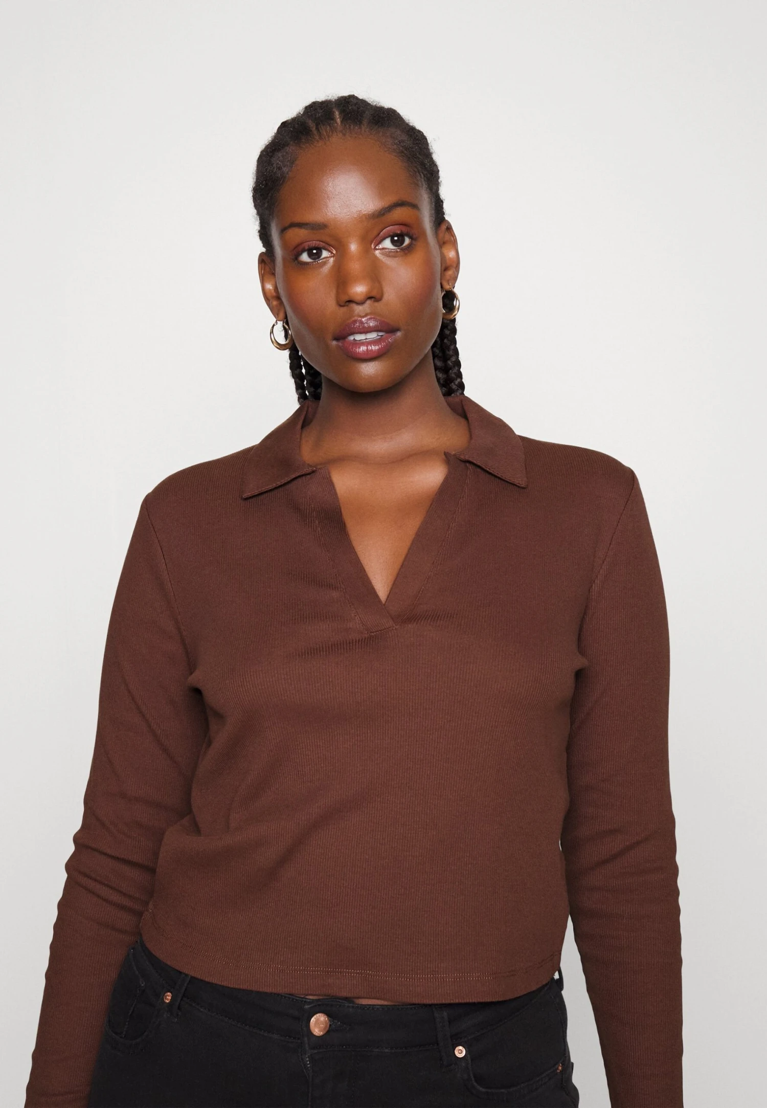 T-Shirt Ă Manches Longues - Brown â Image 4