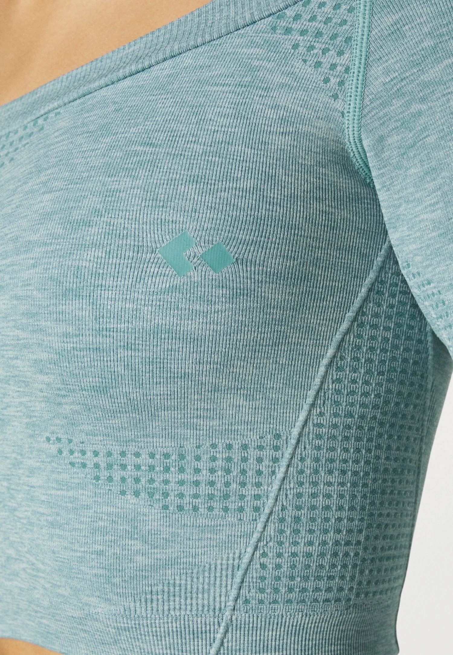 Seamless Cropped Longsleeve - T-Shirt Ă Manches Longues - Blue-Grey â Image 5