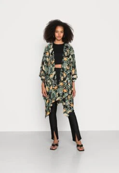 Even&Odd Veste Légère - Black/Green/Yellow