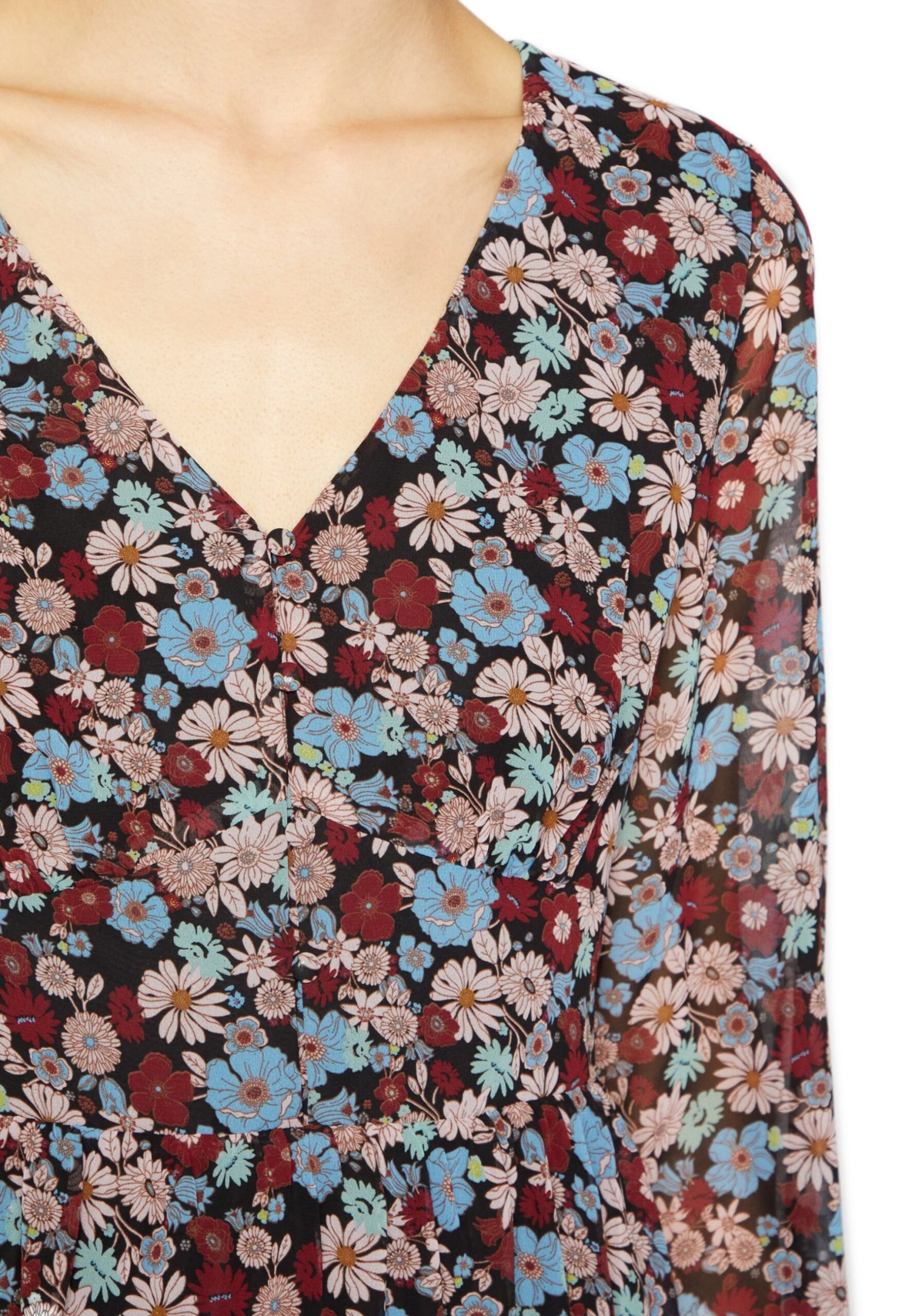 Even&Odd Robe De Jour - Black/Red/Multi-Coloured â Image 6