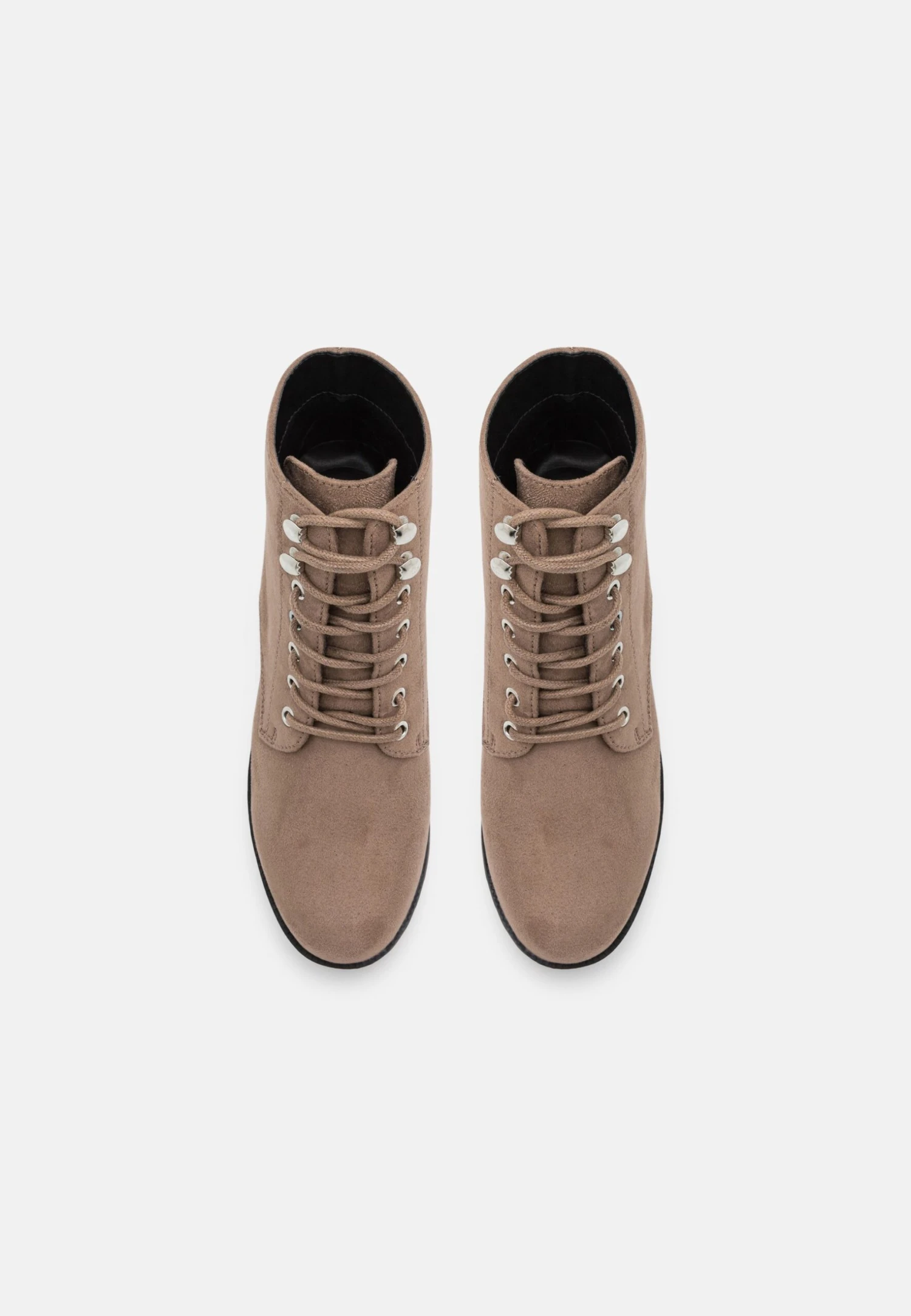 Bottines À Lacets - Taupe – Image 6