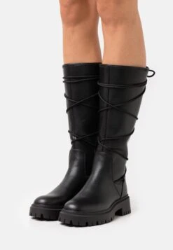 Bottes Ă Plateau - Black