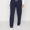 Even&Odd Regular Fit Jogger With Contrast - Pantalon De Survêtement - Dark Blue