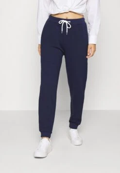 Even&Odd Regular Fit Jogger With Contrast - Pantalon De SurvĂȘtement - Dark Blue