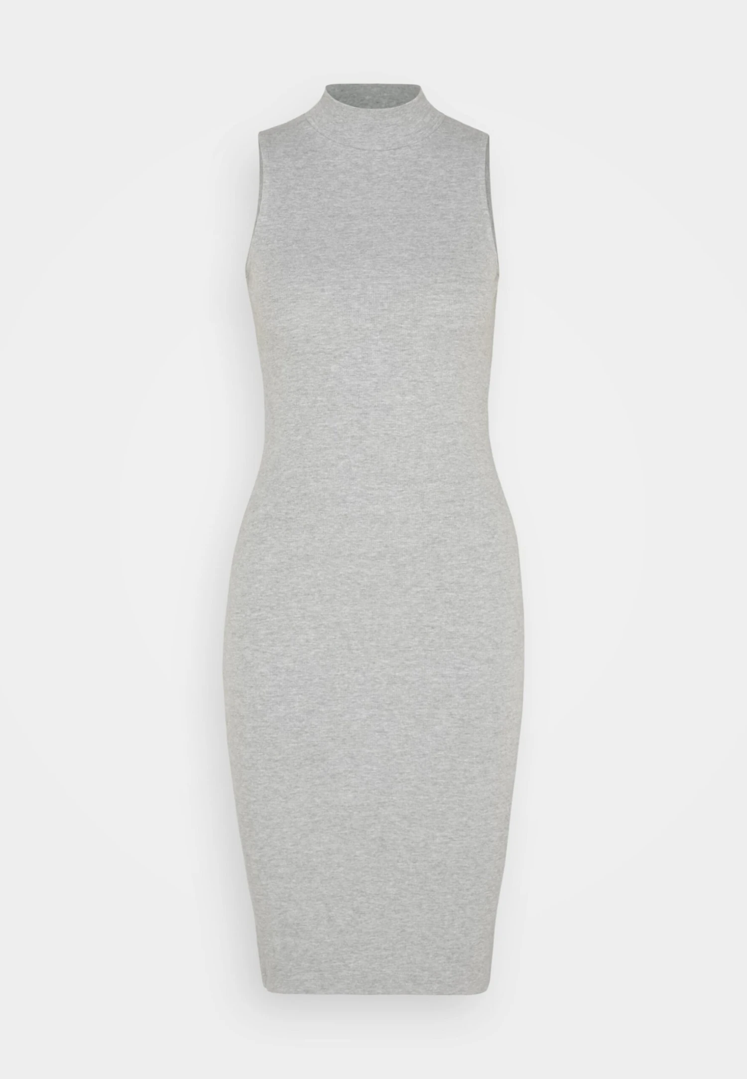 Even&Odd Perkin Neck Midi Bodycon Dress - Robe En Jersey - Mottled Grey â Image 5