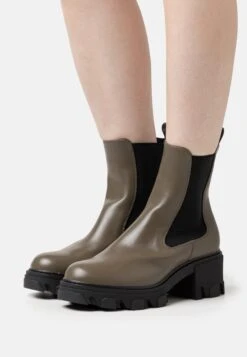 Bottines Ă Plateau - Khaki