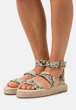 Sandales À Plateforme - Beige