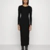 Column Maxi Dress - Robe Longue - Black