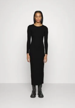 Column Maxi Dress - Robe Longue - Black