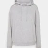 Even&Odd Sweat À Capuche - Mottled Light Grey