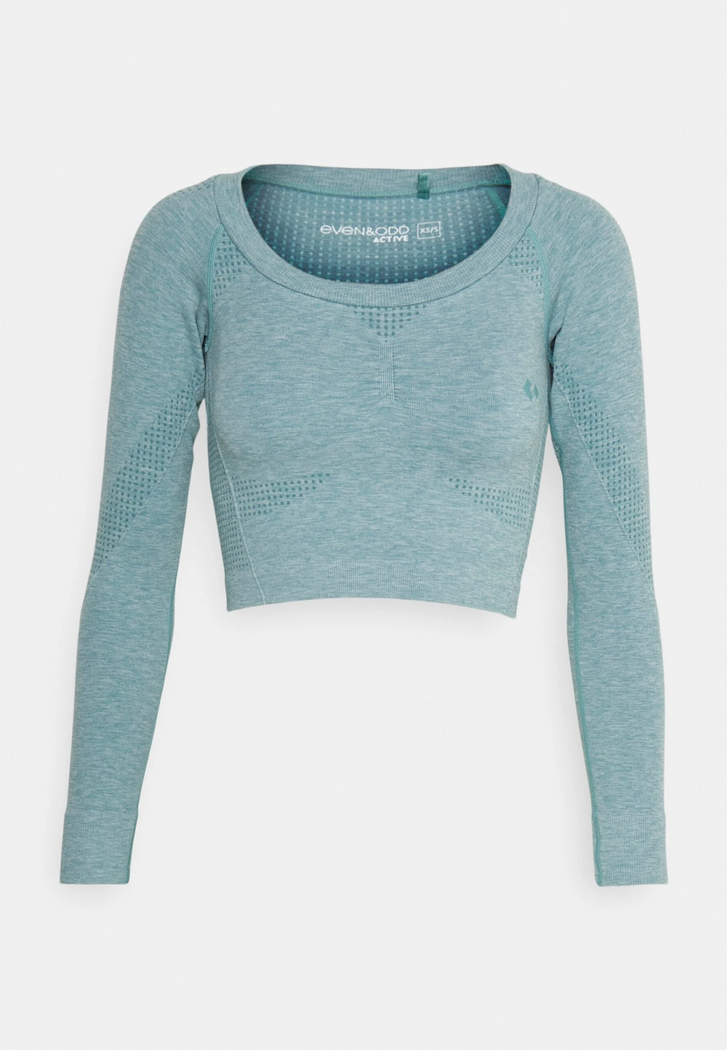Seamless Cropped Longsleeve - T-Shirt Ă Manches Longues - Blue-Grey â Image 4