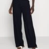 Wide Leg Trousers - Pantalon Classique - Dark Blue
