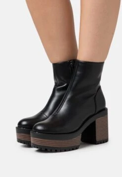 Even&Odd Bottines Ă Plateau - Black