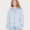 Even&Odd Sweat Zippé - Light Blue