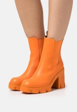 Even&Odd Bottines Ă Talons Hauts - Orange