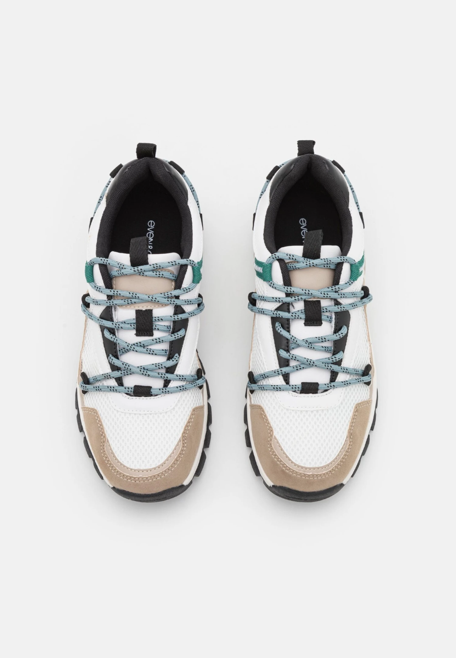 Even&Odd Baskets Basses - White/Beige/Black â Image 6