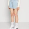 Even&Odd Short En Jean - Light Blue Denim