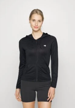 Breathable Zip-Up Hoodie - Sweat Zippé - Black