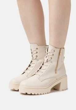 Bottines Ă Lacets - Beige
