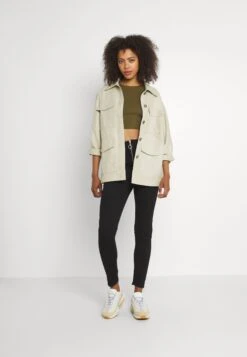 Even&Odd 3 Pack - T-Shirt Basique - Black/White/Khaki