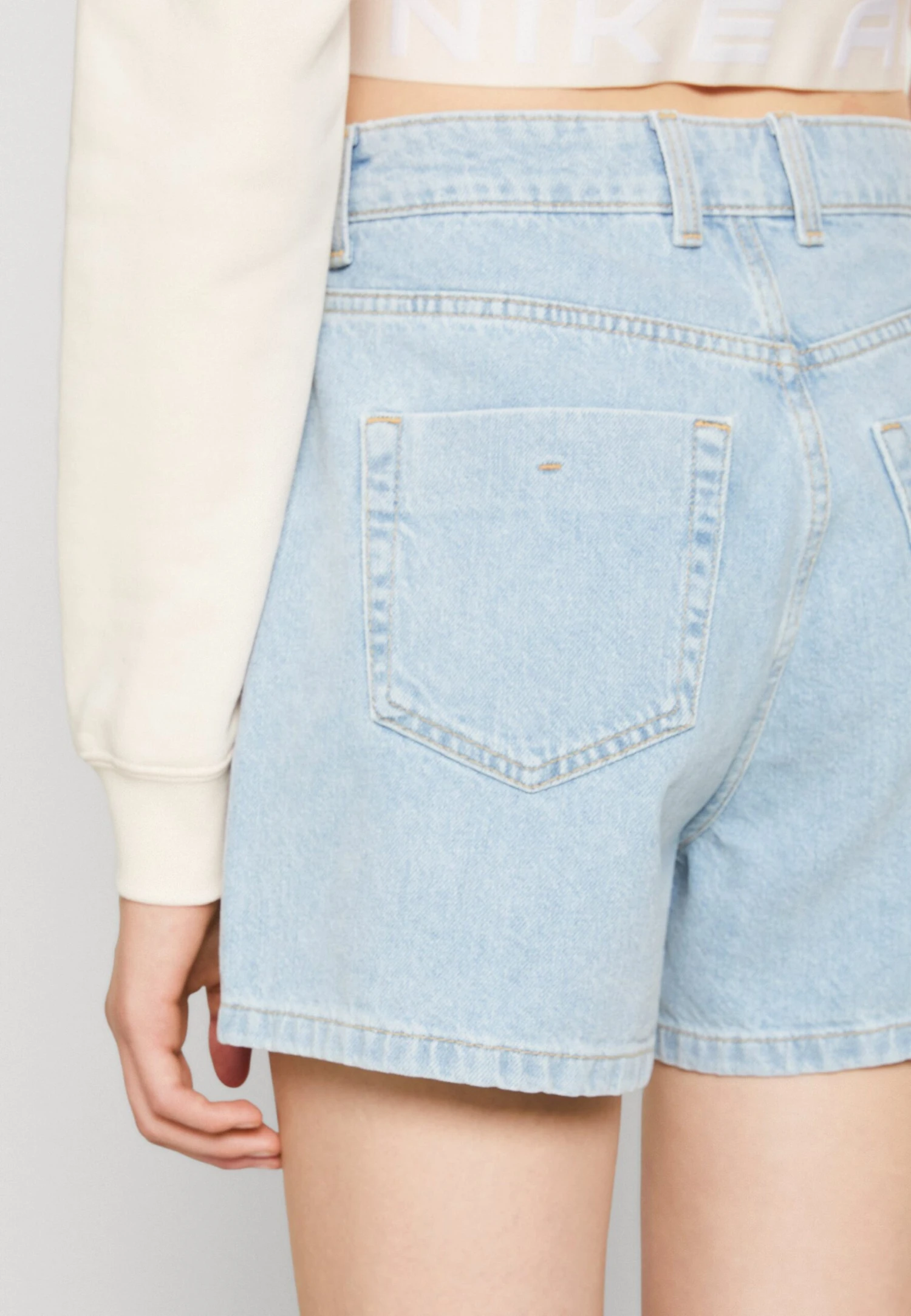 Even&Odd Short En Jean - Light Blue Denim â Image 4