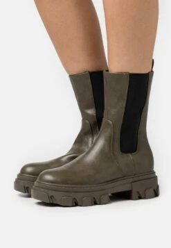 Bottes Ă Plateau - Khaki
