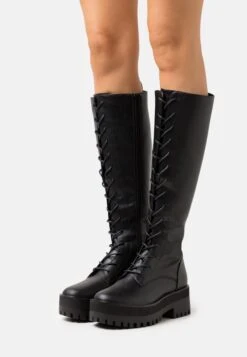 Bottes Ă Lacets - Black