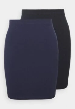 Even&Odd 2 Pack - Minijupe - Dark Blue/Black