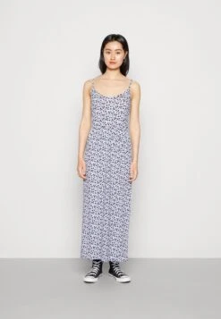 Even&Odd Robe Longue - Lilac/Black