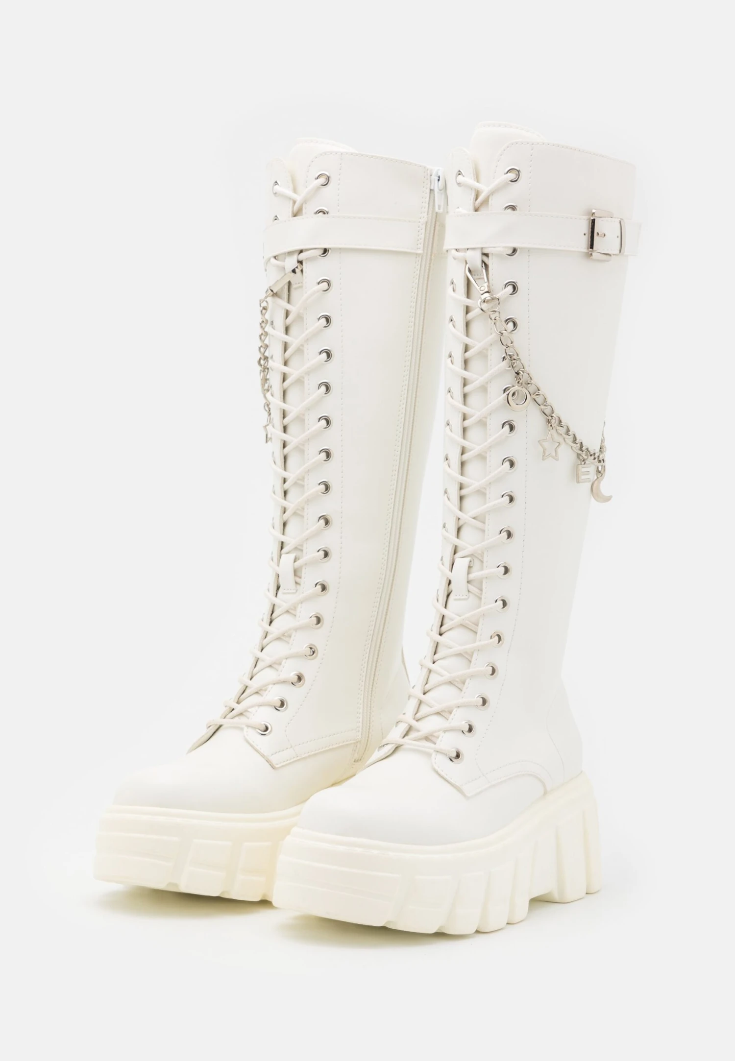 Bottes À Lacets - White – Image 3