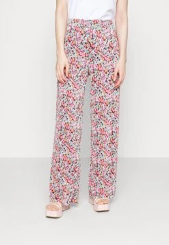 Plisse Flared Trousers - Pantalon Classique - 917 - Multi-Coloured