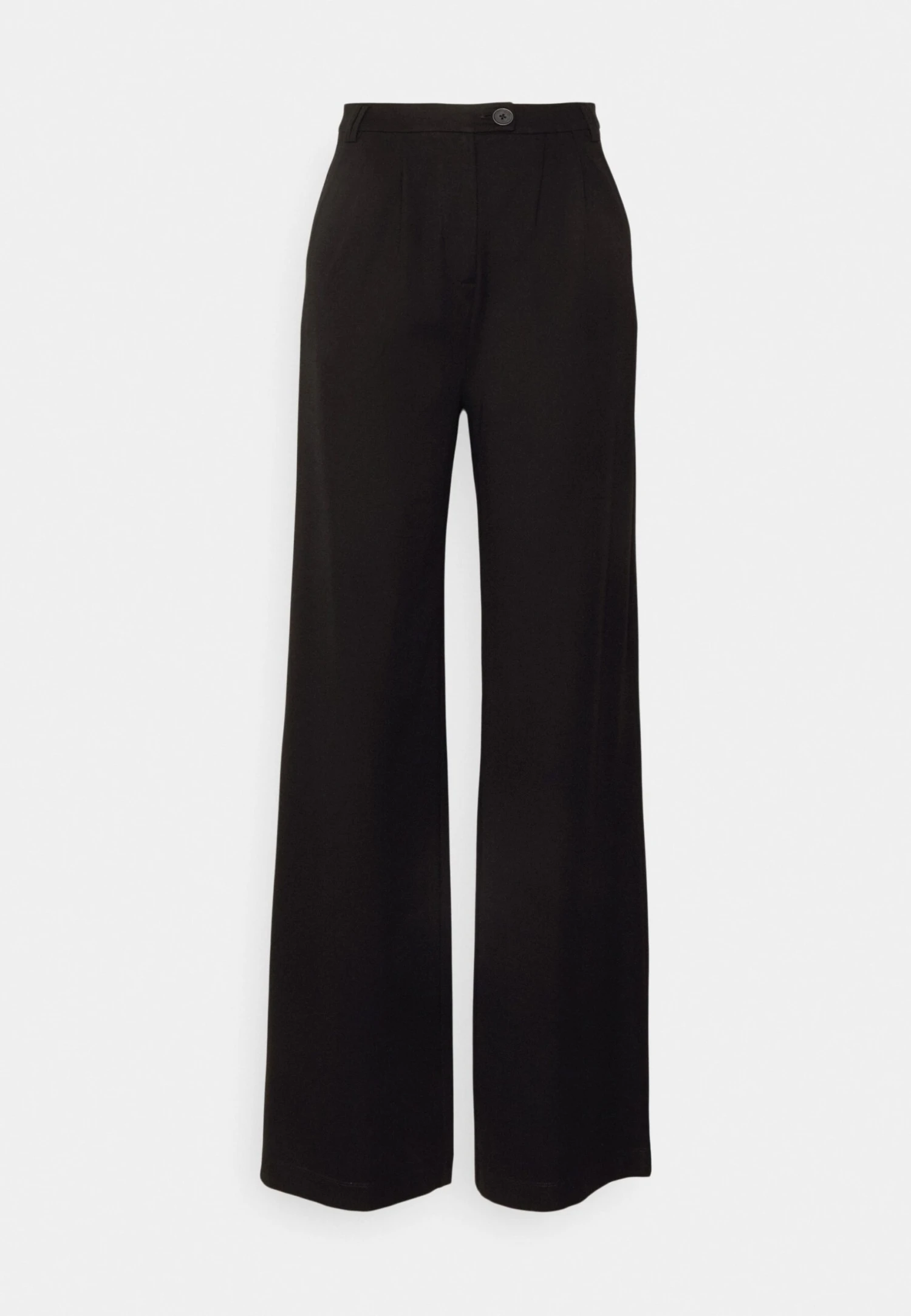 Business Casual Wide Legs With Front Pleats - Pantalon Classique - Black â Image 4