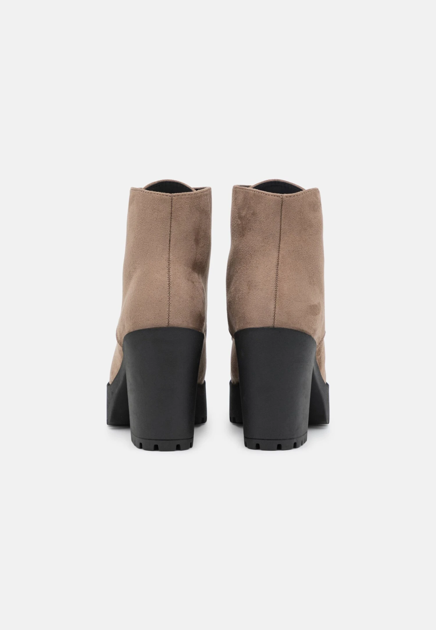 Bottines À Lacets - Taupe – Image 4