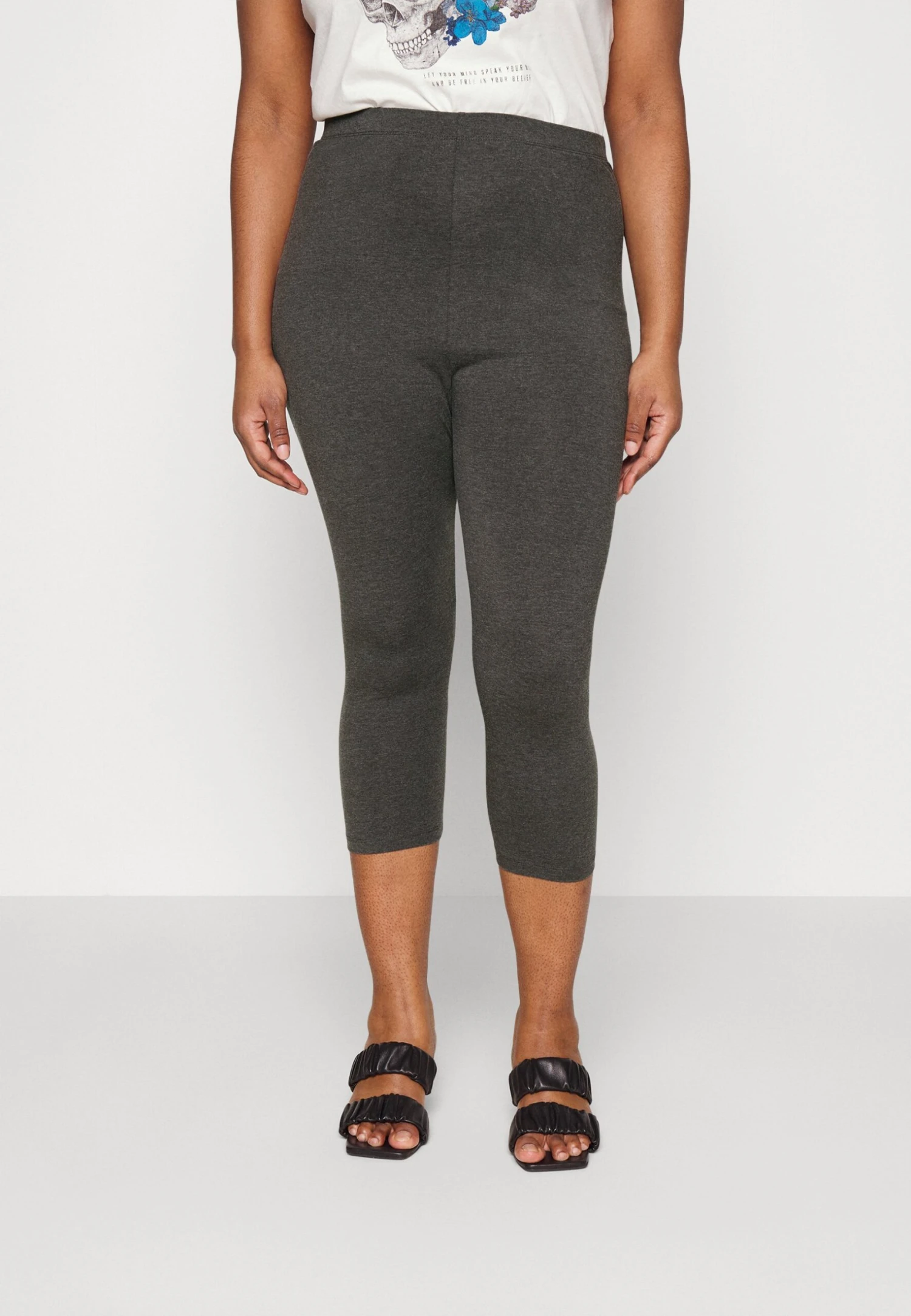 2 Pack - Legging - Black/Mottled Dark Grey â Image 2